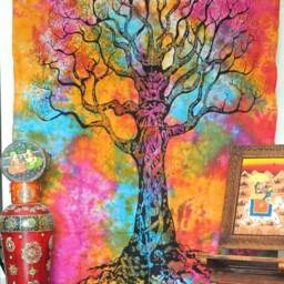 Tree Of Life Tapestry Mandala Bohemian Wall Hanging - thumbnail 2