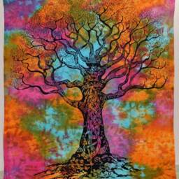 Tree Of Life Tapestry Mandala Bohemian Wall Hanging - thumbnail 3