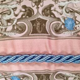 Angela Pillow - Blush Pink/Blue - thumbnail 3