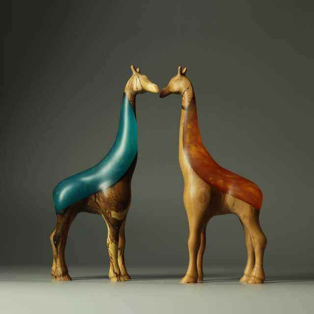 Duo Giraffe Composition - 6+7 - image 1