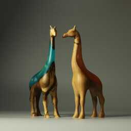 Duo Giraffe Composition - 6+7 - thumbnail 2