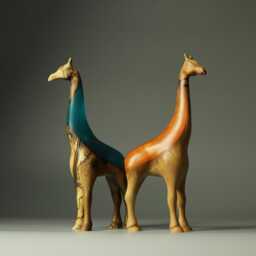 Duo Giraffe Composition - 6+7 - thumbnail 3