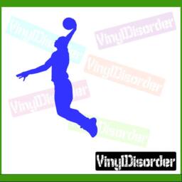 Basketball Vinyl Wall Decal Or Car Sticker - Basketballal026Et - thumbnail 2