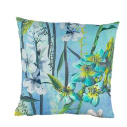 Designers Guild - Masson Azure Cushion Cover Throw Pillow Designer Home Decor - thumbnail 2