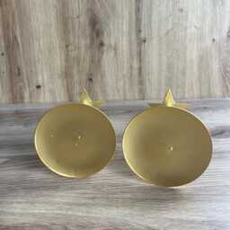 Set Of 2 Star Candlesticks Candle Holders Christmas Celestial Celebration - thumbnail 3