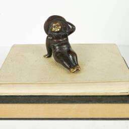 Bronze Sitting Seautiful Woman Sculpture, Body Positivity Figurine, Brass Statue, Unique, Gifts For Sister, Beach D??cor, Home - thumbnail 4
