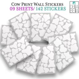 Cow Print Spots Wall Stickers Animal Decor Dot Decal Vinyl Decals Peel & Stick Removable For Nursery Home Decoration Furniture - thumbnail 3
