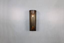 Blackened Brass Wall Sconce, Lighing, Roll Lighting Lamp Vanity Light Fixture, Sconce - thumbnail 1