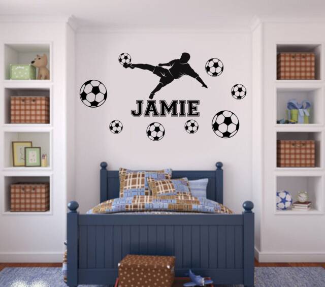 Personalized Football Wall Decal Boys/Girls Bedroom Decor Fb2B - image 1