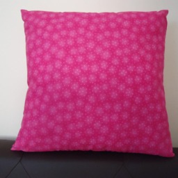 Handmade Hot Pink Girls Pillowcase, Kids Room Decor - 16x16 - thumbnail 2