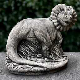 Fantasy Dragon Sculpture Concrete Figurine Cement Animal Decoration Wildlife Statue Gothic Ornament Front Door Decor Yard Art - thumbnail 3