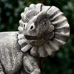 Fantasy Dragon Sculpture Concrete Figurine Cement Animal Decoration Wildlife Statue Gothic Ornament Front Door Decor Yard Art - thumbnail 2