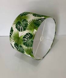 New Hq Luxury Large Green Palm Leaves Print Table Lamp & Pendent Ceiling Light Shade