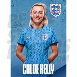 Lionesses Kelly 23/24 Away Headshot Poster - Officially Licensed Product A4/A3 Framed Options - thumbnail 1
