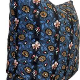 Schumacher La Rue Stripe Midnight Cushion Cover Pillow Double Sided - thumbnail 2