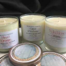 11 Oz Handmade Scented Soy Candles, Set Of 3 - Glass Jar Candles - thumbnail 3