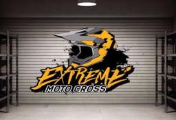 Motocross Helmet Full Color Decal, Extreme Color Sticker, Wall Art Cn 33