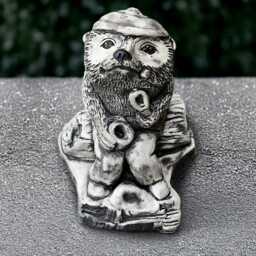Sitting Hedgehog Sculpture Concrete Statue Outdoor Figurine Cement Animal Ornament Yard Art Front Door Decoration Gift - thumbnail 2