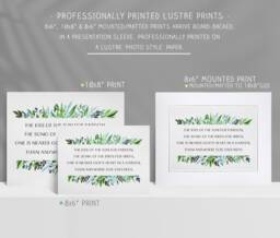Gardener's Poem Print - God's Garden Quote - thumbnail 1
