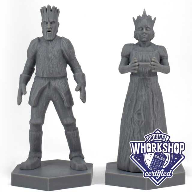 Wooden King & Queen - The Whorkshop - 121 Eaglemoss Scale 3D Print Figurine - image 1