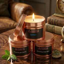 Men's Fragrance Collection. Candle Gift Set, Scented Candles, Valentines Day For Him, For Boyfriend, Birthday Gift, Father's - thumbnail 1