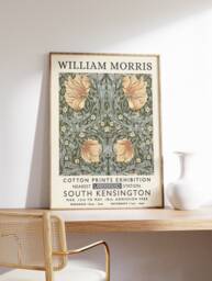 William Morris Print, Exhibition Poster, Vintage Wall Art, Textiles A1/A2/A3/A4 - thumbnail 1