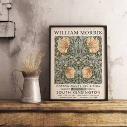 William Morris Print, Exhibition Poster, Vintage Wall Art, Textiles A1/A2/A3/A4 - thumbnail 2