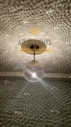 Handmade Moroccan Pendant Light Engraved Copper Ball Lamp