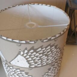Handmade Hedgehog Drum Lampshade Scion Spike Kids Fabric - thumbnail 2