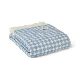 Jacquard Spot in Blue Jay Colourway A Lovely Stylish Throw For Use Anywhere Your Home Or Garden - thumbnail 2