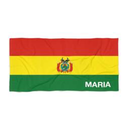 Bolivia Beach Towel, Flag Tovel, Of Bolivia, Beach Country Gift, Gift - thumbnail 2