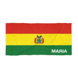 Bolivia Beach Towel, Flag Tovel, Of Bolivia, Beach Country Gift, Gift - thumbnail 3