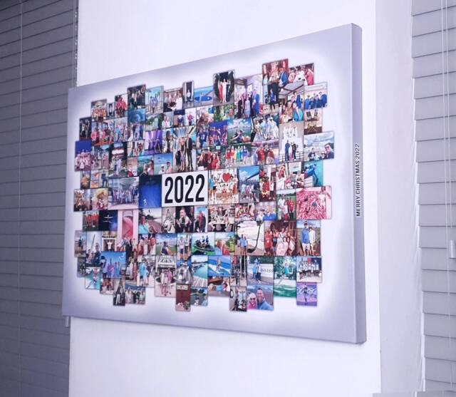 Custom Photo Collage Canvas - Personalized Travel & Family Memories - image 1