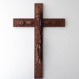 Hand-Carved Christ 66cm - Interior Decoration Home Decoration- Decorative Mirrors - thumbnail 2
