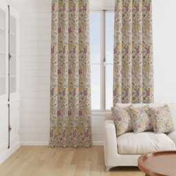 Custom Made William Morris The Cray Stardust Blackout Lining Curtains 3