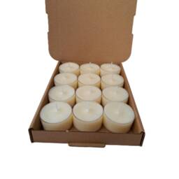 Cherry Amaretto Scented Tea Light Candles, Made With Soy Wax 12 Per Box - thumbnail 3