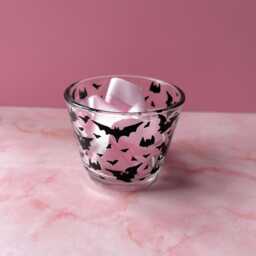 Hand Painted Bat Tealight Holder With Free Gift Box - Various Colours Available - thumbnail 2