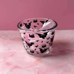 Hand Painted Bat Tealight Holder With Free Gift Box - Various Colours Available