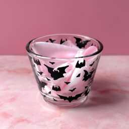 Hand Painted Bat Tealight Holder With Free Gift Box - Various Colours Available - thumbnail 3