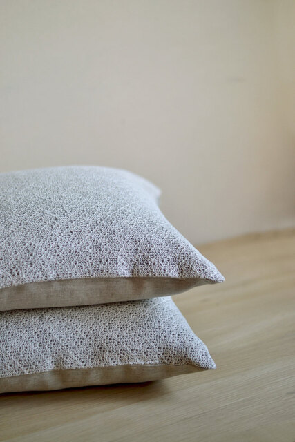 Linen Pillow Case White Gray Cover Knitted Home Decor Cushion Decorative Natural Throw Mother Gift - image 1