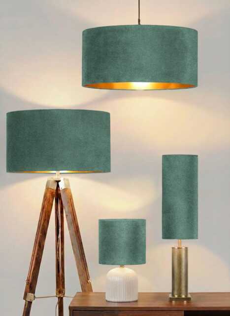 New High Quality Drum Shape Duck Egg Velvet Lamp Shade Pendant Light Suitable For All Lamps Sizes Shapes Available - image 1