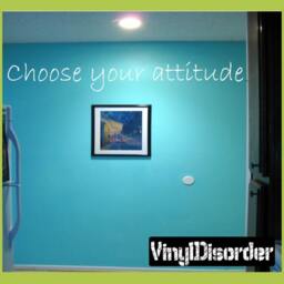 Choose Your Attitude - Vinyl Wall Decal Quotes Sticker Classroomquotes06Et - thumbnail 1