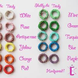 Personalized Turquoise Rope Name Sign Nursery Wall Decor - thumbnail 3