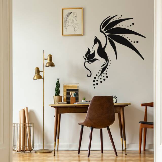 Hummingbird Wall Vinyl Sticker - Colibri Art Decor Humming Bird Cute Colorful Home Decal Gift Waterproof Flying Tropical Exotic Baby Mural - image 1