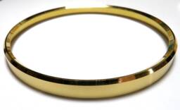 2-1/2 Inch Diameter Solid Brass Clock Bezels, Rings, Beveled & Diamond Skived