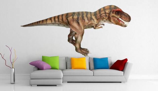 Dino Wall Decal Dinosaur Full Color Decal Decor For Boys Room School Decals Art Nursery