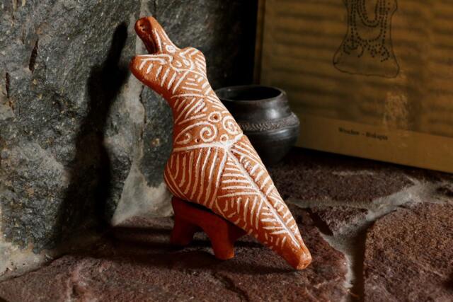 Handmade Mother Goddess Venus Figurine - Ancient Cucuteni Ceramic Sculpture Fertility Symbol Neolithic Art Decor - image 1