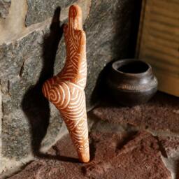Handmade Mother Goddess Venus Figurine - Ancient Cucuteni Ceramic Sculpture Fertility Symbol Neolithic Art Decor - thumbnail 3