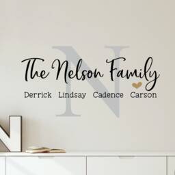 Last Name Wall Decal- Custom Last Decal - Family Family - thumbnail 3