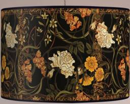 Vintage Ceiling Lampshade - Enhance Your Interior With Our Vintage Featuring Exotic Birds Pendant - thumbnail 1